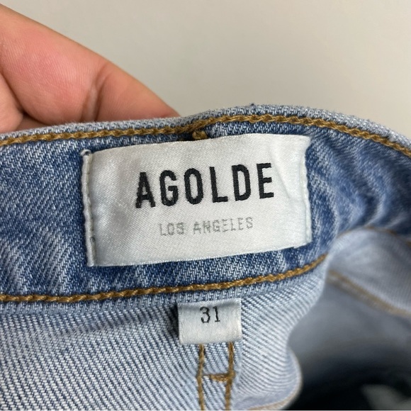 Agolde Riley High Rise Straight - Picture 7 of 10